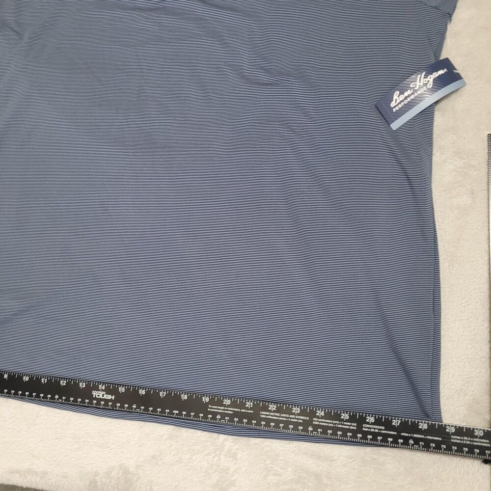 Ben Hogan Golf Pullover Mens 3XL Blue 1/4 Zip Long Sleeve Performance Stretch - Picture 5 of 8